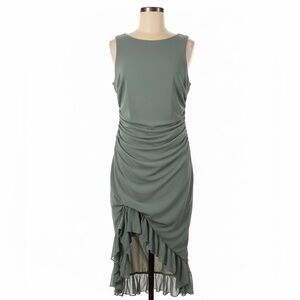 Elegant Sleeveless Green Dress